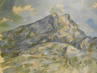 'La Montagne Sainte-Victoire du bosquet du Château Noir' (1904), de Cézanne.
 