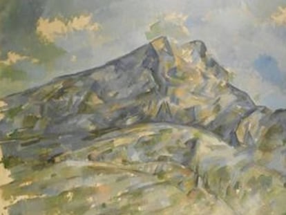 'La Montagne Sainte-Victoire du bosquet du Château Noir' (1904), de Cézanne.
 