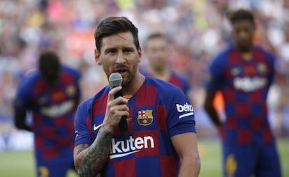 Messi, en el Gamper.