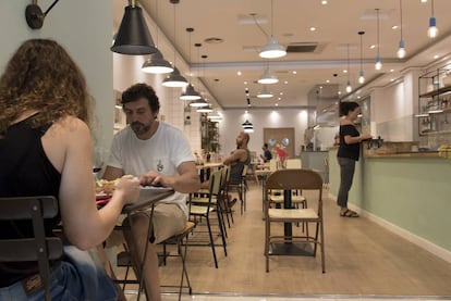 Foodies Barcelona se encuentra en Poblenou, el barrio de moda.