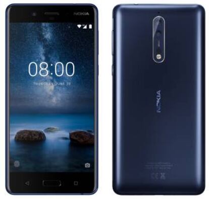 Primeras fotos del Nokia 8, que se dirige claramente al segmento 'premium' del mercado.