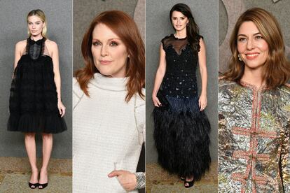 Margot Robbie, Julianne Moore, Penélope Cruz y Sofia Coppola, entre las invitadas al desfile.