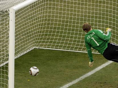 Gol &#039;fantasma&#039; de Inglaterra a Alemania, en Sud&aacute;frica 2010.