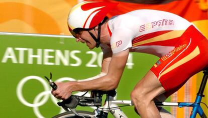 Iván Gutiérrez en Atenas 2004.