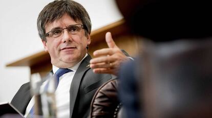 Carles Puigdemont, expresidente de la Generalitat, este miércoles en Holanda.