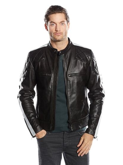 Belstaff Cazadora Piel Sanders (Negro)