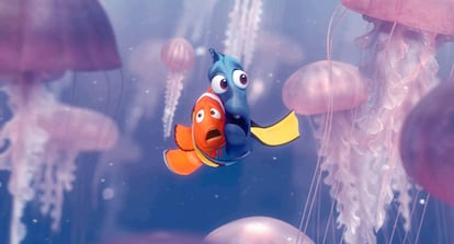 Un fotograma de la película de Disney 'Buscando a Nemo'.