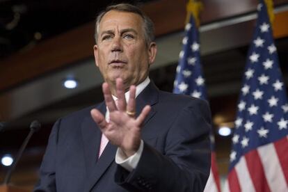 El presidente de la Cámara de Representantes, el republicano Boehner