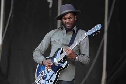 El guitarrista y actor estadounidense Gary Clark Jr.