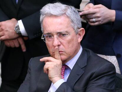 El expresidente &Aacute;lvaro Uribe, l&iacute;der del Centro Democr&aacute;tico.