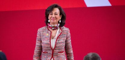 Ana Botín, presidenta de Santander. 