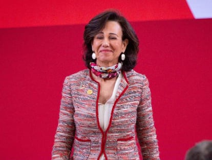 Ana Botín, presidenta de Santander. 