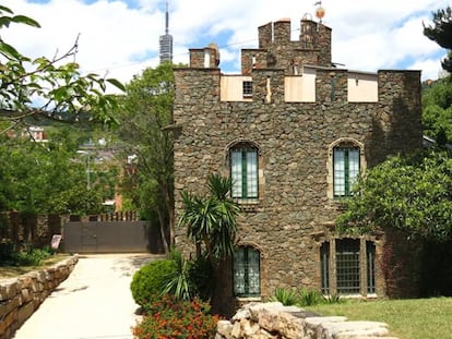 La casa del jardiner de Bellesguard, construïda per Domènec Sugranyes.