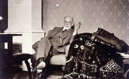Sigmund Freud, in the 1930s. 