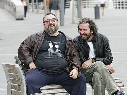 Alex de la Iglesia y Guillermo Toledo