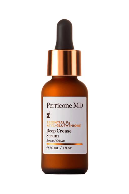 El serum Essentials Fx Acyl-Glutathione Deep Crease de Perricone MD no es barato, pero ahora puede comprarse por 40 euros menos en JC Apotecari. Incluye poderosos antioxidantes que a largo plazo combaten el envejecimiento y a corto mejoran el aspecto de la piel regalando ese perseguido efecto buena cara.