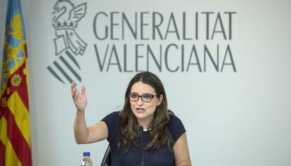 La portavoz del Gobierno valenciano, Mònica Oltra.