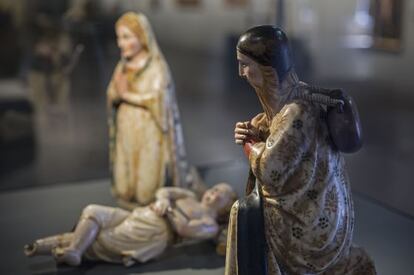 Pessebre d'alabastre policromat del Monestir de Pedralbes.