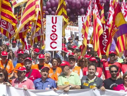 Manifestaci&oacute;n en Barcelona.