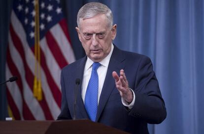 El secretario de Defensa Jim Mattis este viernes