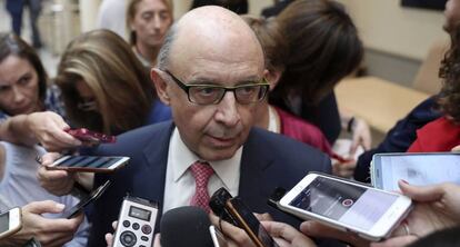El ministro de Hacienda, Cristóbal Montoro.