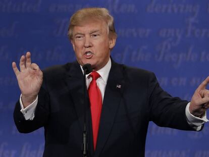 El presidente electo de EEUU Donald Trump.