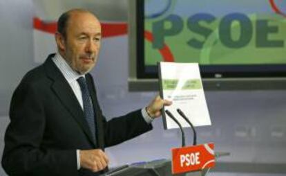 El líder del PSOE, Alfredo Pérez Rubalcaba. EFE/Archivo