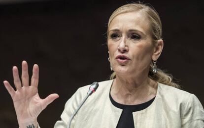 La presidenta de Madrid, Cristina Cifuentes. 