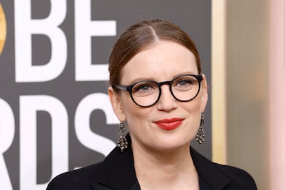 Sarah Polley, at the Golden Globes in January 2023.