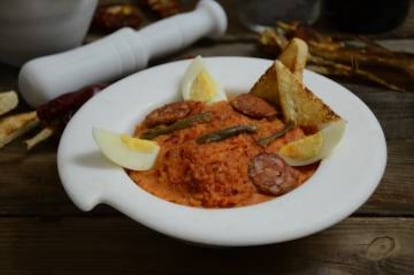 Un plato de rin ran, receta típica en la gastronomía de Macael.