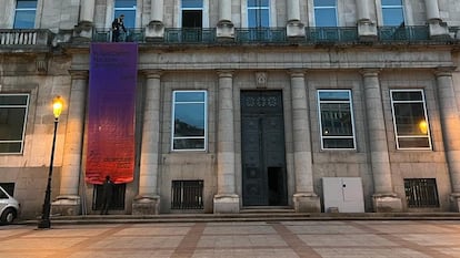 Una imagen de ayer de la sede del Banco de España en Soria, que acogerá el Centro Nacional de la Fotografía.