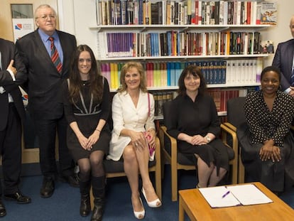 Julio Crespo MacLennan, Paul Preston, Susana Grau, Catherine Martinez-Mielot, Sarah Flew, Peggy Jean-Louis, y Fernando del Canto, este mi&eacute;rcoles en la London School of Economics.