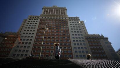 Exterior del edificio Espa&ntilde;a. 