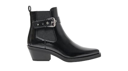 botines negros rebajados