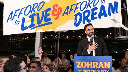 Zohran Mamdani el martes tras los comicios en Nueva York.
