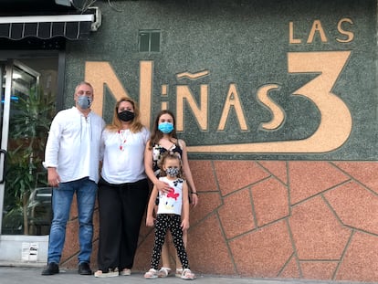 Los dueños del local 'Las 3 niñas' en Leganés