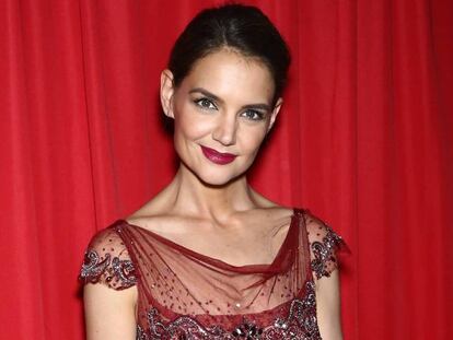 Katie Holmes, el pasado febrero en Nueva York.