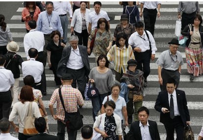 Jap&oacute;n tiene m&aacute;s ciudadanos de m&aacute;s de 60 a&ntilde;os que de 20. En la imagen, Tokio