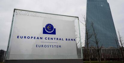 La sede del Banco Central Europeo, en Fráncfort.