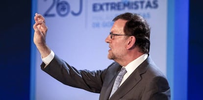 Mariano Rajoy en Palma de Mallorca. 
