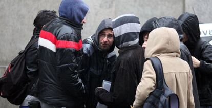 Raúl García Pérez, de 34 años, a su llegada a la Audiencia Nacional.