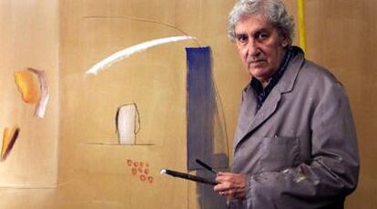 Albert Ràfols-Casamada, en su estudio en 2003.