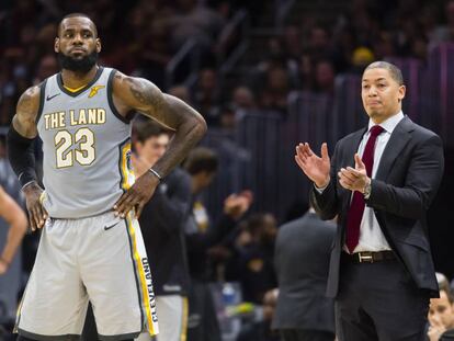 Lue anima a LeBron en el Nuggets-Cavaliers.