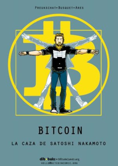 Portada del cómic 'La caza de Satoshi Nakamoto'.