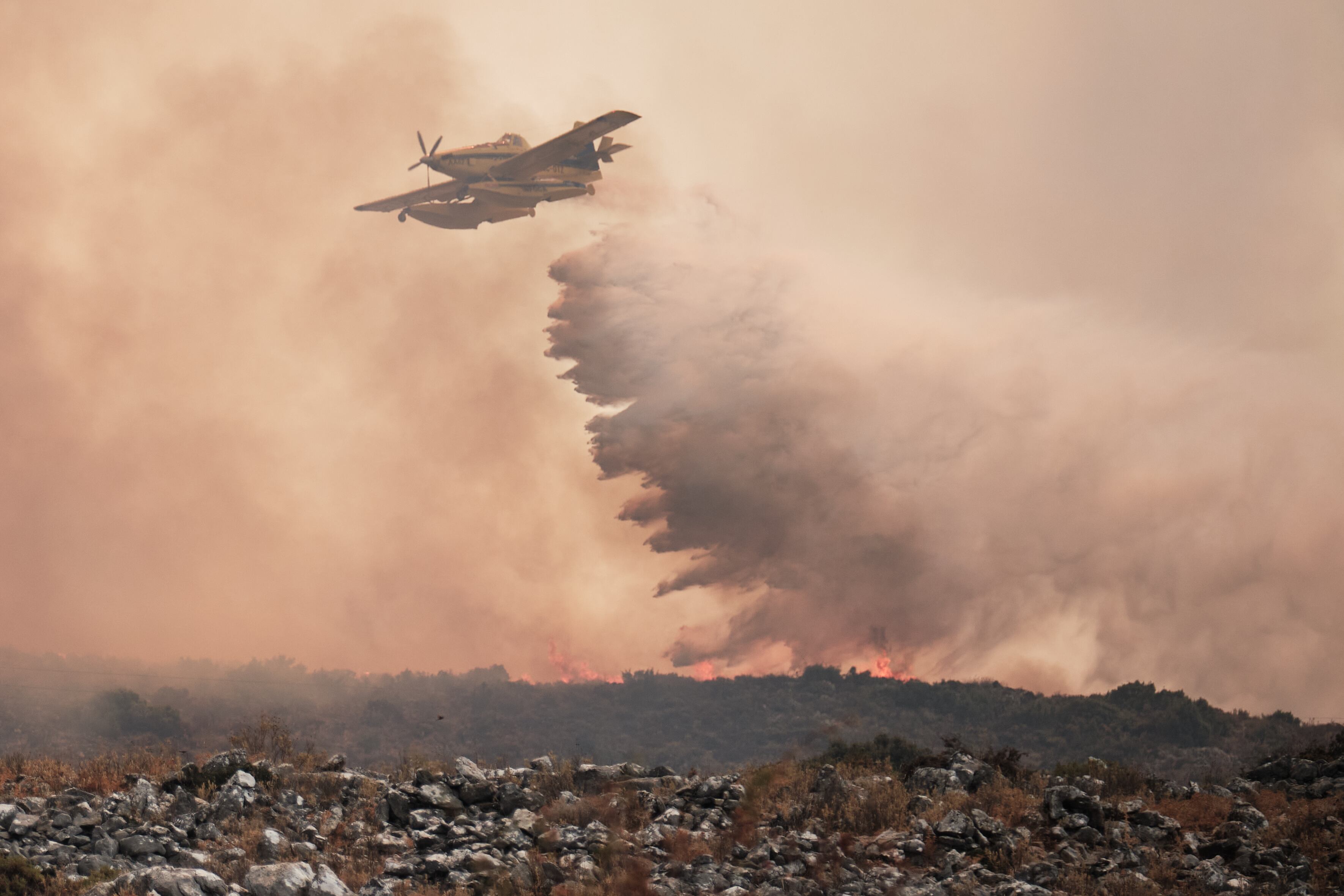 Un incendio obliga a confinar dos poblaciones de Málaga y amenaza al Parque Nacional Sierra de las Nieves