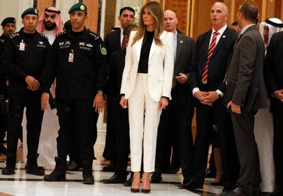 Melania Trump en Arabia Saudí el pasado mes de mayo.