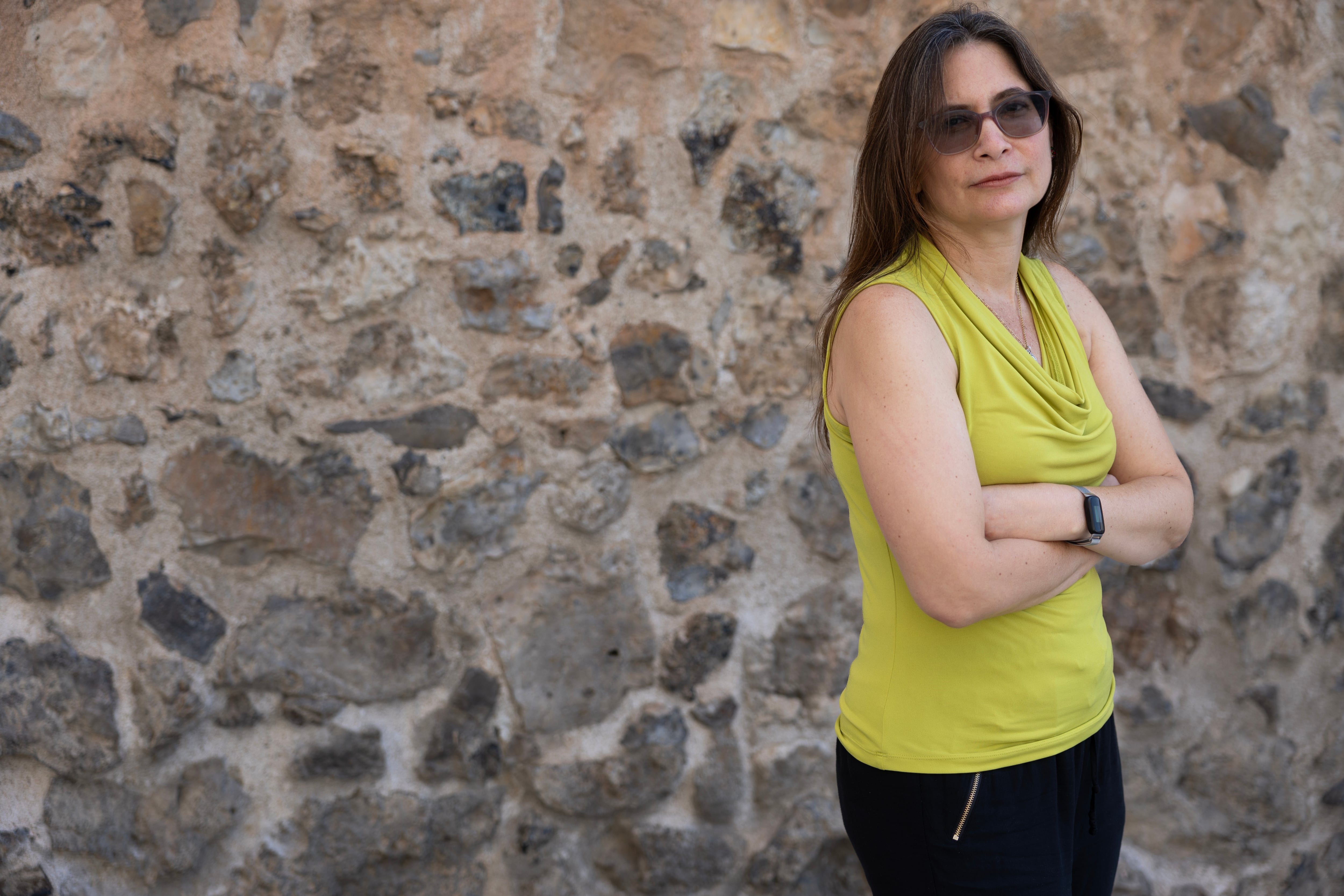 Ana Margarita Vijil, opositora nicaraguense, em Madrid.