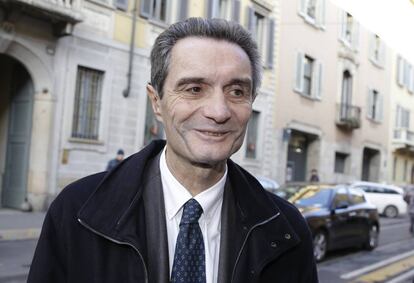 Attilio Fontana, candidato de la Liga Norte a la presidencia de Lombardia.