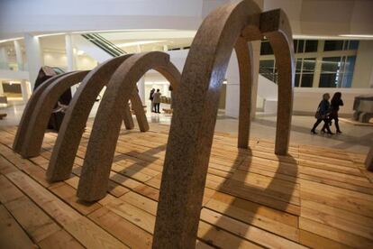 'Leviatán', de Francisco Leiro, una de las obras expuestas en la sección contemporánea de 'Gallaecia Petrea'.