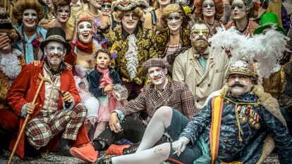 Participantes del carnaval de Sitges 2016.